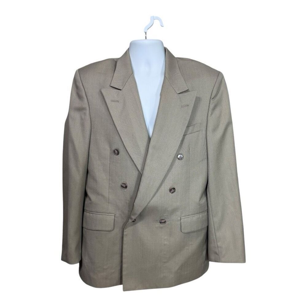 40R J Riggings  Men Blazer‎  Jacket beige Plaid